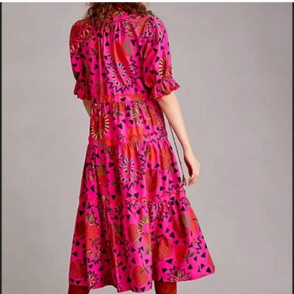 S/M Farm Rio Tiered Mididress - Picture 3 of 5